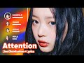 NewJeans Attention Line Distribution Lyrics Karaoke PATREON REQUESTED