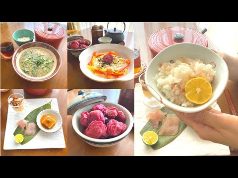 夏の朝ごはん3日間献立【簡単和食レシピ】