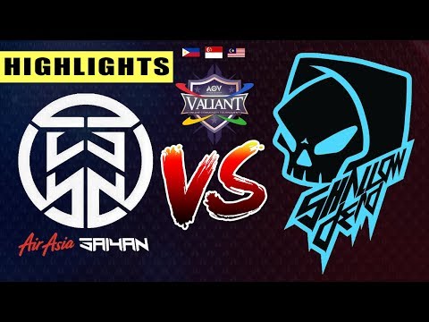 Saiyan.Paranoia vs. ShallowDead - Round 1 - Highlights - AOV Valiant Online Community Tournament