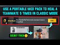 Use A Portable Med Pack To Heal A Teammate 5 Times In Classic Mode Bgmi Portable Pack Use Location