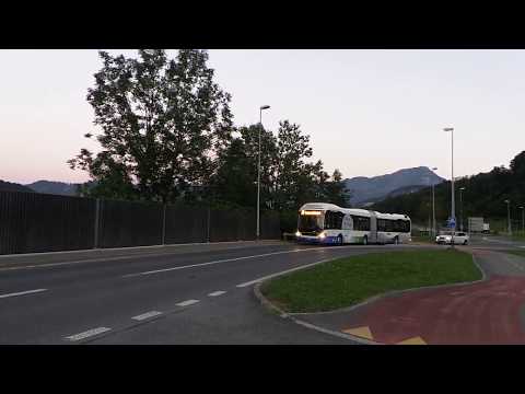 VBL Volvo 7900A Hybrid Linie 20 Ennethorw - Luzern Abfahrt Ennethorw