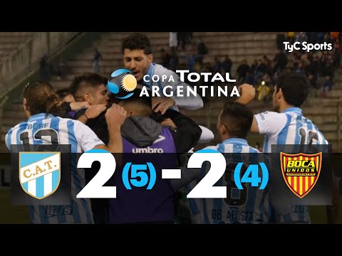 Copa Argentina: Atlético Tucumán 2 (5) vs. Boca Unidos 2 (4)