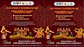 Download lagu KREASSO 2025 RUBIYAH | SMPN 8 Kota Surakarta mp3