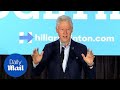 Protester accuses Bill Clinton of rape at campaign rally - Daily Mail