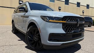 2025 Lincoln Navigator Reserve - Gray Mist Metallic Tri Coat - Jet Appearance Package - Walkaround