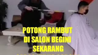 Download lagu Potong rabut Lucu Takut virus corona mp3