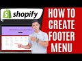 How To Create Footer Menu In Shopify Quick Guide