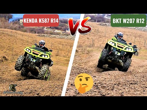ATV Tires Challenge 😱 Kenda HTR r14 vs BKT W207 r12 🤦🏼‍♂️🤦🏼‍♂️