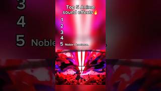 Download lagu Top 5 anime sound effects. #anime mp3