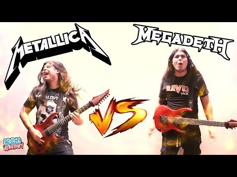 METALLICA vs MEGADETH (Guitar Riffs Battle)