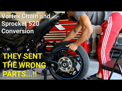Vortex Chain and Sprocket Installation(gearing change) | Build Series Ep. 2