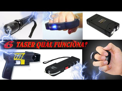 6 TASER - Qual arma de Choque Funciona? Defesa Pessoal Fight