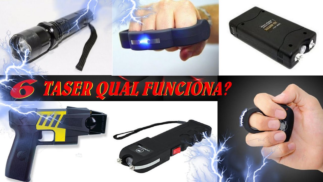 6 TASER - Qual arma de Choque Funciona Defesa Pessoal Fight