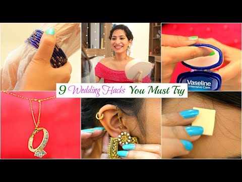 9 LIFE Saving WEDDING HACKS You MUST Try | #BeautyHacks #Fun #Anaysa