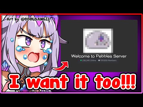 Biboo wants to sneak in Pebbles' Discord server to use their emotes Biboo wants to sneak in Pebbles' Discord server to use their emotes