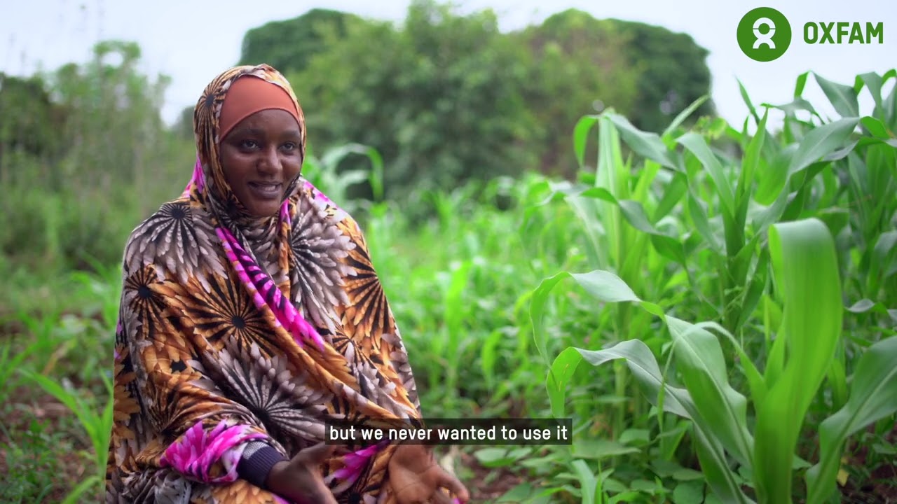 Bokayo is a participant in an Oxfam  food production project