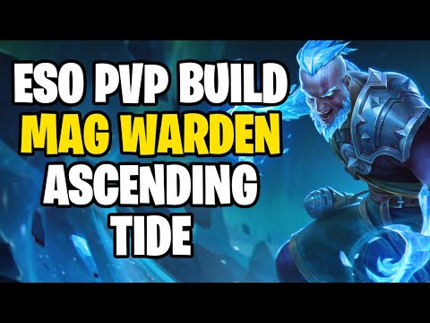 ESO Magicka Warden PvP Build & Gameplay (Ascending Tide)