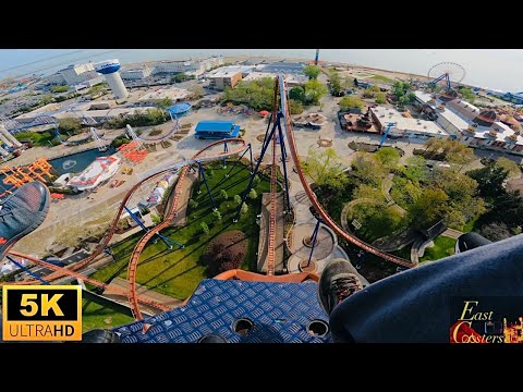 On-ride point of view of Valravn
