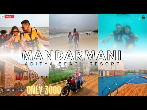 Mandarmani Trip | Aditya Beach Resort Review & Highlights | Private Beach | Poolside Fun | Cottage