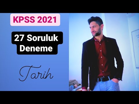 Our KPSS History Test - New Questions - Data Publications - 27 Question Test