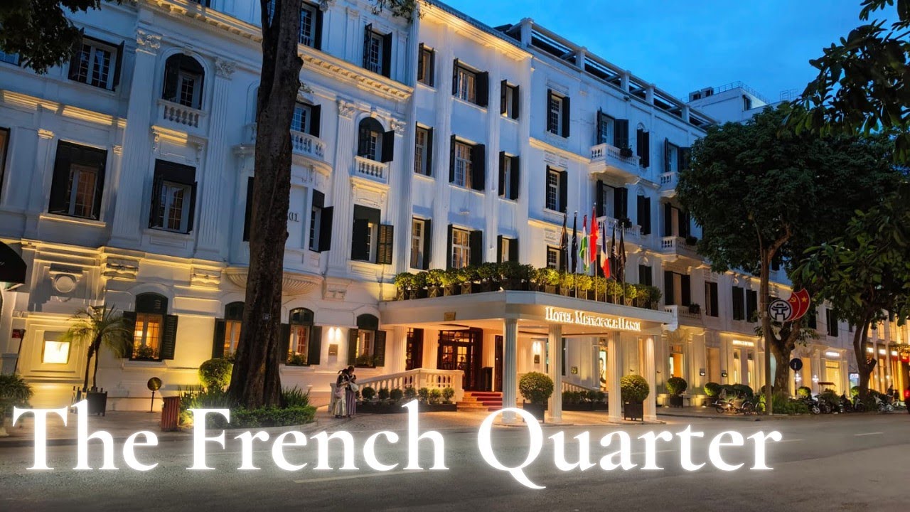 Experience the cinematic allure of Hanoi's French Quarter, with its elegant boulevards, stately colonial structures, and serene, sophisticated ambiance.