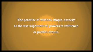 Witchcraft Meaning