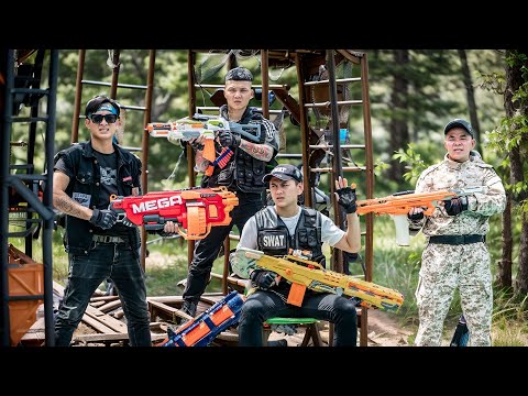LTT Game Nerf Guns : SEAL X Uses Stealth Tactics to Win the Nerf Guns War