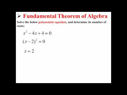 Fundamental Theorem of Algebra