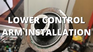 Seized Caster Adjusters Part 3: Lower Control Arm Installation | Honda S2000
