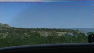 preview picture of video 'Visual Approach at Canefield Airport (TDCF) - Runway 19'