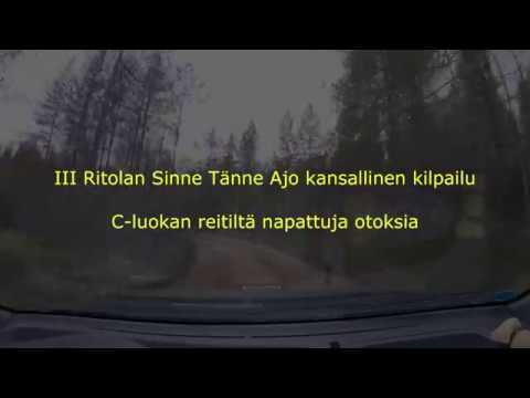 Autosuunnistus - III Ritolan Sinne Tänne Ajot kansallinen kilpailu - 7.10.2017