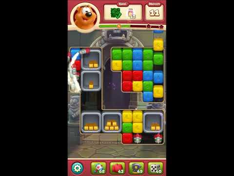 Toon Blast Level 2820 - NO BOOSTERS 🐻🐺🐱 | SKILLGAMING ✔️