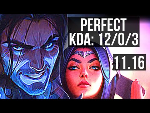 SYLAS vs IRELIA (MID) | 12/0/3, Legendary, 500+ games | EUW Master | v11.16