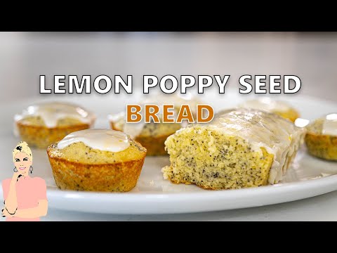 How to Make Lemon Poppy Seed Bread // Smooth Lemon Glaze
