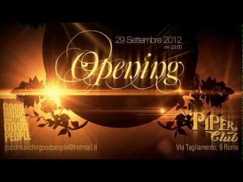 Francesco Latini @ Piper Club - Opening Party 29 Settembre 2012 | VIDEO PROMO