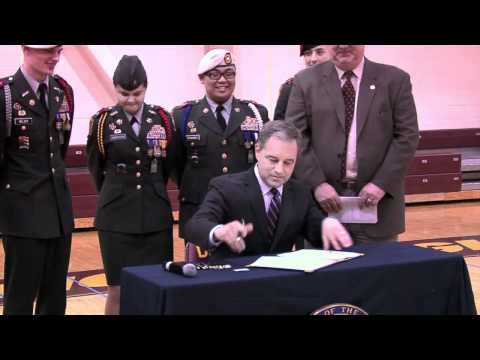 Governor Signs HB98 - Flag Handling Bill