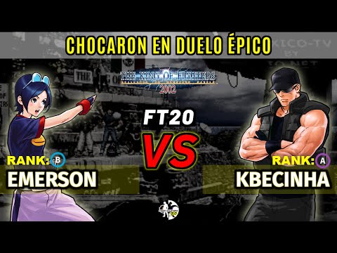 EMERSON vs KBECINHA FT20 ¡DUELO ÉPICO! KOF 2002 ONLINE LATAM