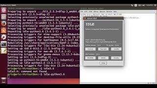 Install Python 3.6 (and IDLE) on Ubuntu 17.04