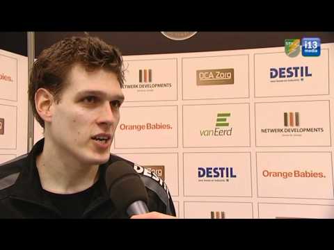 Interviews na de wedstrijd Netwerk STV - Landstede Volleybal (Play-Offs)