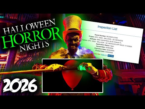 Halloween Horror Nights 2026 Update | HHN 35 | Offizielle Termine, Codenamen & Spekulationskarte