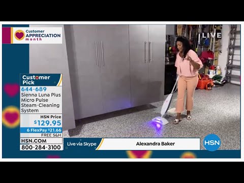 Sienna Luna Plus 2in1 Micro Pulse SteamCleaning System