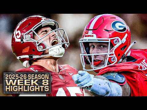 WEEK 8 HIGHLIGHTS from the 2025-26 college football season 🎥 | ESPN College Football