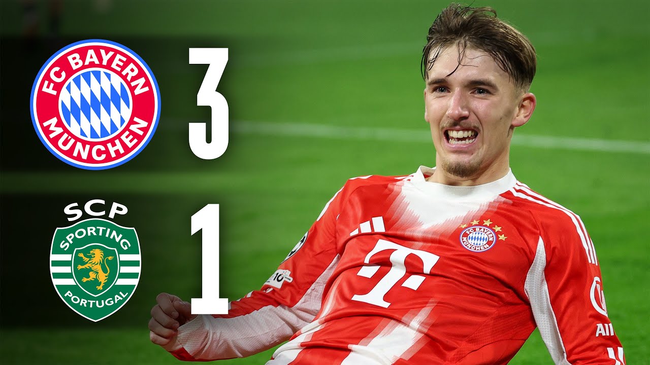 Bayern München vs Sporting CP Highlights