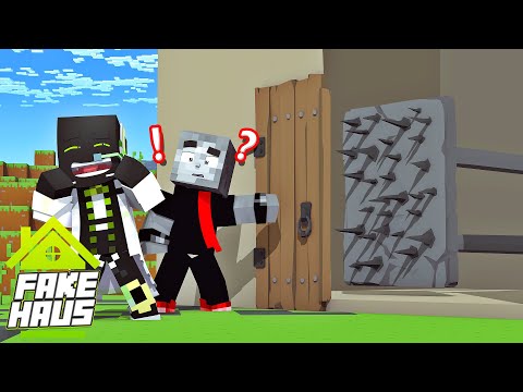 NICHT DIE TÜR AUFMACHEN?! - Minecraft FAKE HAUS [Deutsch/HD]