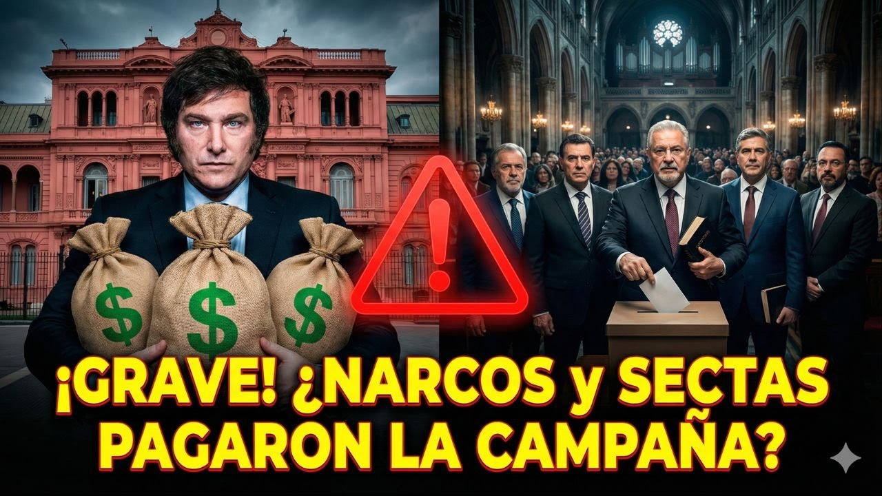 ¡GRAVE! ¿NARCOS y SECTAS financiaron la campaña de MILEI? 🚨