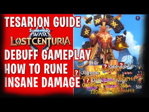 CRAZY TESARION DEBUFF BUILD And COMBO GAMEPLAY - isengdudegame SWLC