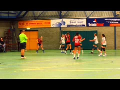 Fragment van team 2 tegen Quintus D1 op 't minitoernooi bij Quintus