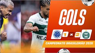 CRUZEIRO 1 X 2 CORITIBA - GOLS - CAMPEONATO BRASILEIRO 2026