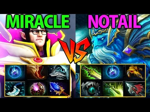 Miracle- [Invoker] vs Notail [Morphling] Dota2 7.01- Almost Comeback Intense Game