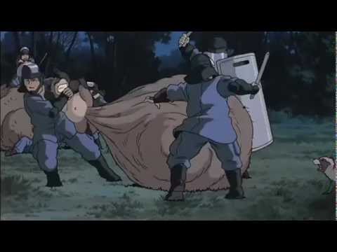 Pom Poko: balls against police
